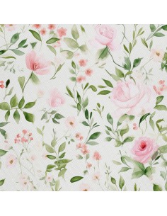 OUTDOOR DEKOSTOFFE OXFORD - Motiv Blumen I DX5524