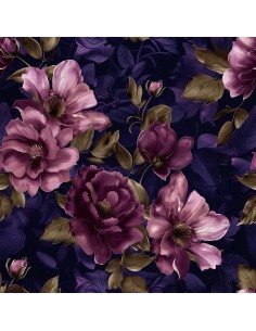 OUTDOOR DEKOSTOFFE OXFORD - Motiv Blumen I DX5527