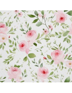OUTDOOR DEKOSTOFFE OXFORD - Motiv Blumen I DX5532