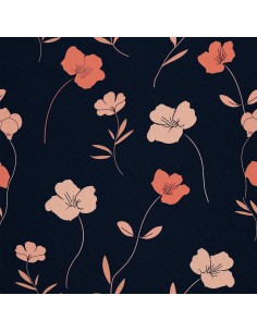 OUTDOOR DEKOSTOFFE OXFORD - Motiv Blumen I DX5543