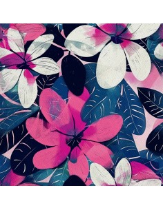 OUTDOOR DEKOSTOFFE OXFORD - Motiv Blumen I DX5550