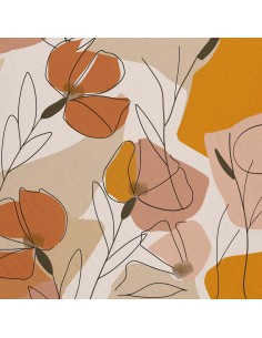 OUTDOOR DEKOSTOFFE OXFORD - Motiv Blumen I DX5552