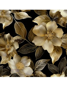 OUTDOOR DEKOSTOFFE OXFORD - Motiv Blumen I DX5576