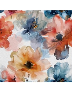 OUTDOOR DEKOSTOFFE OXFORD - Motiv Blumen I DX5580