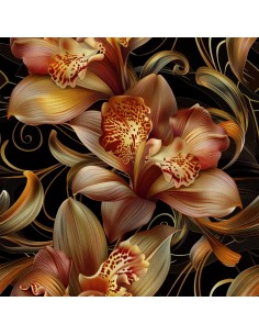 OUTDOOR DEKOSTOFFE OXFORD - Motiv Blumen I DX5585