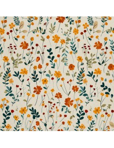 OUTDOOR DEKOSTOFFE OXFORD - Motiv Blumen I DX5594