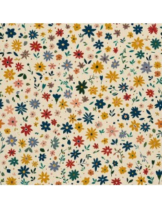 OUTDOOR DEKOSTOFFE OXFORD - Motiv Blumen I DX5603