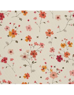 OUTDOOR DEKOSTOFFE OXFORD - Motiv Blumen I DX5604