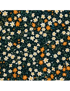 OUTDOOR DEKOSTOFFE OXFORD - Motiv Blumen I DX5609