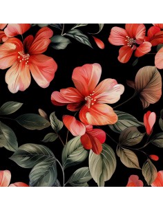 OUTDOOR DEKOSTOFFE OXFORD - Motiv Blumen I DX5610