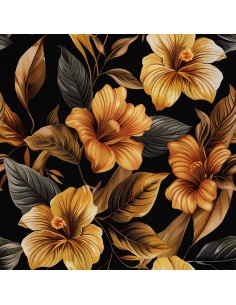 OUTDOOR DEKOSTOFFE OXFORD - Motiv Blumen I DX5617