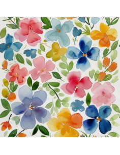OUTDOOR DEKOSTOFFE OXFORD - Motiv Blumen I DX5621