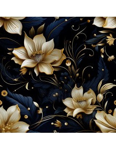 OUTDOOR DEKOSTOFFE OXFORD - Motiv Blumen I DX5622