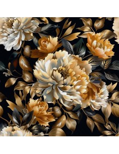 OUTDOOR DEKOSTOFFE OXFORD - Motiv Blumen I DX5623