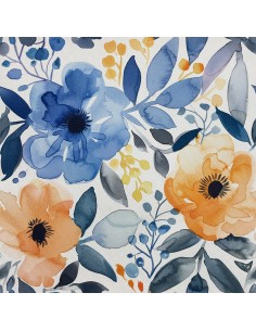 OUTDOOR DEKOSTOFFE OXFORD - Motiv Blumen I DX5625