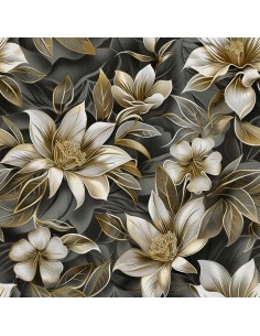 OUTDOOR DEKOSTOFFE OXFORD - Motiv Blumen I DX5636