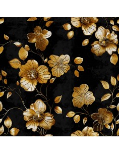 OUTDOOR DEKOSTOFFE OXFORD - Motiv Blumen I DX5644