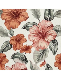 OUTDOOR DEKOSTOFFE OXFORD - Motiv Blumen I DX5651