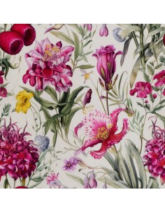 OUTDOOR DEKOSTOFFE OXFORD - Motiv Blumen I DX5653