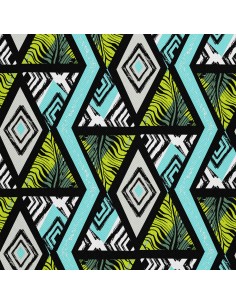 OUTDOOR DEKOSTOFFE OXFORD - Motiv moderne geometrische I DX193