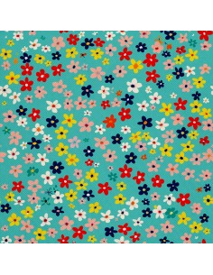 OUTDOOR DEKOSTOFFE OXFORD - Motiv Blumen I DX5666