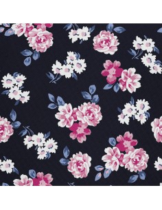 OUTDOOR DEKOSTOFFE OXFORD - Motiv aquarell blumen I DX219