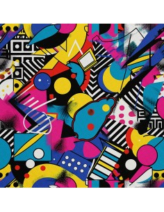 OUTDOOR DEKOSTOFFE OXFORD - Motiv Geometrisch I DX3454