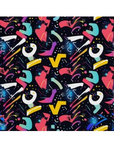 OUTDOOR DEKOSTOFFE OXFORD - Motiv Geometrisch I DX3476
