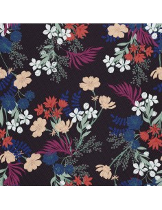 OUTDOOR DEKOSTOFFE OXFORD - Motiv Feldblumen I DX236