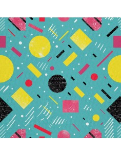 OUTDOOR DEKOSTOFFE OXFORD - Motiv Geometrisch I DX3531