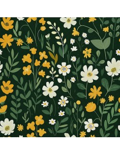 OUTDOOR DEKOSTOFFE OXFORD - Motiv Frühling I DX7106