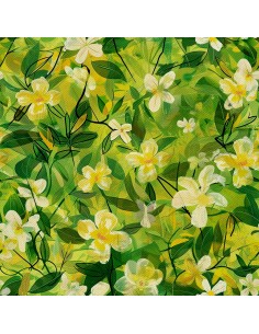 OUTDOOR DEKOSTOFFE OXFORD - Motiv Frühling I DX7119