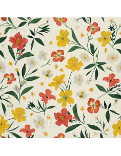 OUTDOOR DEKOSTOFFE OXFORD - Motiv Frühling I DX7152