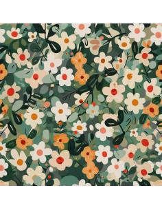 OUTDOOR DEKOSTOFFE OXFORD - Motiv Frühling I DX7151