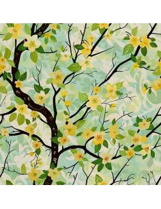 OUTDOOR DEKOSTOFFE OXFORD - Motiv Frühling I DX7179