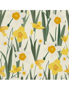OUTDOOR DEKOSTOFFE OXFORD - Motiv Frühling I DX7193