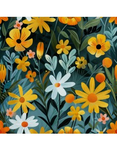 OUTDOOR DEKOSTOFFE OXFORD - Motiv Frühling I DX7198