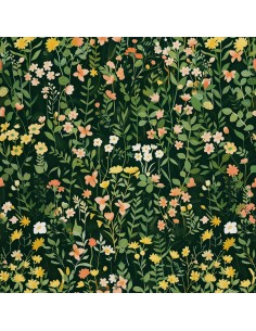 OUTDOOR DEKOSTOFFE OXFORD - Motiv Frühling I DX7217
