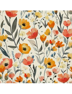 OUTDOOR DEKOSTOFFE OXFORD - Motiv Frühling I DX7227