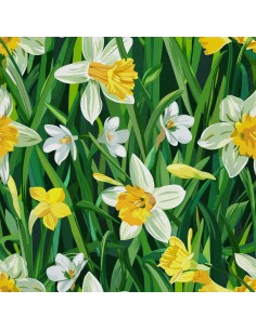 OUTDOOR DEKOSTOFFE OXFORD - Motiv Frühling I DX7231