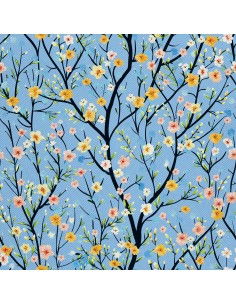 OUTDOOR DEKOSTOFFE OXFORD - Motiv Frühling I DX7238