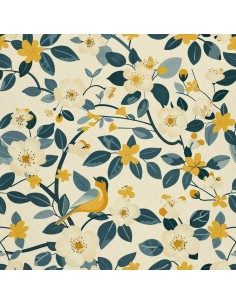 OUTDOOR DEKOSTOFFE OXFORD - Motiv Frühling I DX7239
