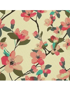 OUTDOOR DEKOSTOFFE OXFORD - Motiv Frühling I DX7245