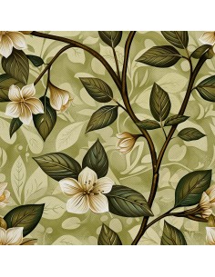 OUTDOOR DEKOSTOFFE OXFORD - Motiv Frühling I DX7251