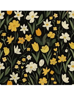 OUTDOOR DEKOSTOFFE OXFORD - Motiv Frühling I DX7253