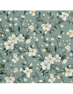 OUTDOOR DEKOSTOFFE OXFORD - Motiv Frühling I DX7257