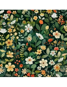 OUTDOOR DEKOSTOFFE OXFORD - Motiv Frühling I DX7268
