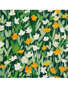 OUTDOOR DEKOSTOFFE OXFORD - Motiv Frühling I DX7284