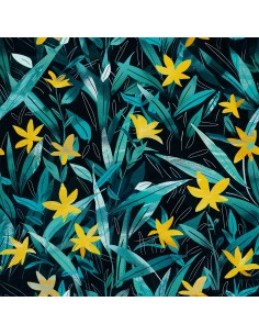 OUTDOOR DEKOSTOFFE OXFORD - Motiv Frühling I DX7285