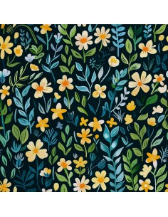 OUTDOOR DEKOSTOFFE OXFORD - Motiv Frühling I DX7289